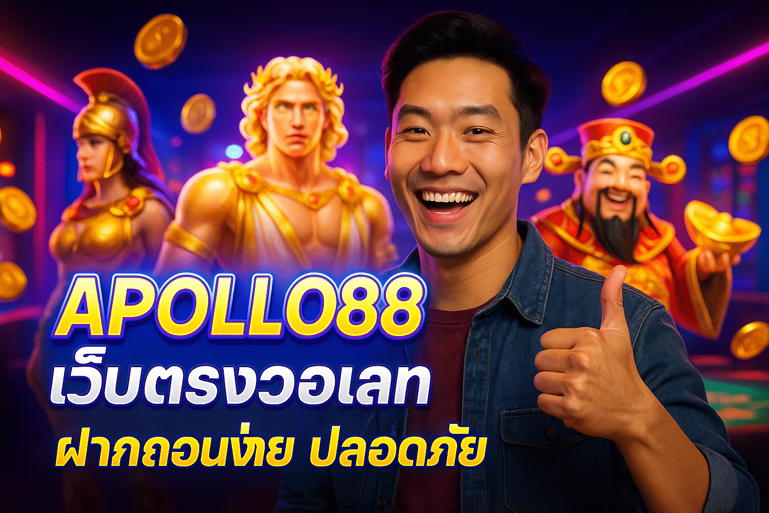 APOLLO88 เว็บตรงวอเลท ฝากถอนง่าย ปลอดภัย