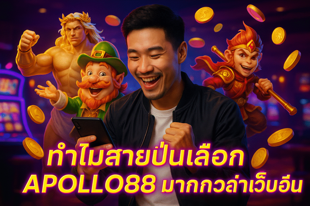ทำไมสายปั่นเลือก APOLLO88 มากกว่าเว็บอื่น