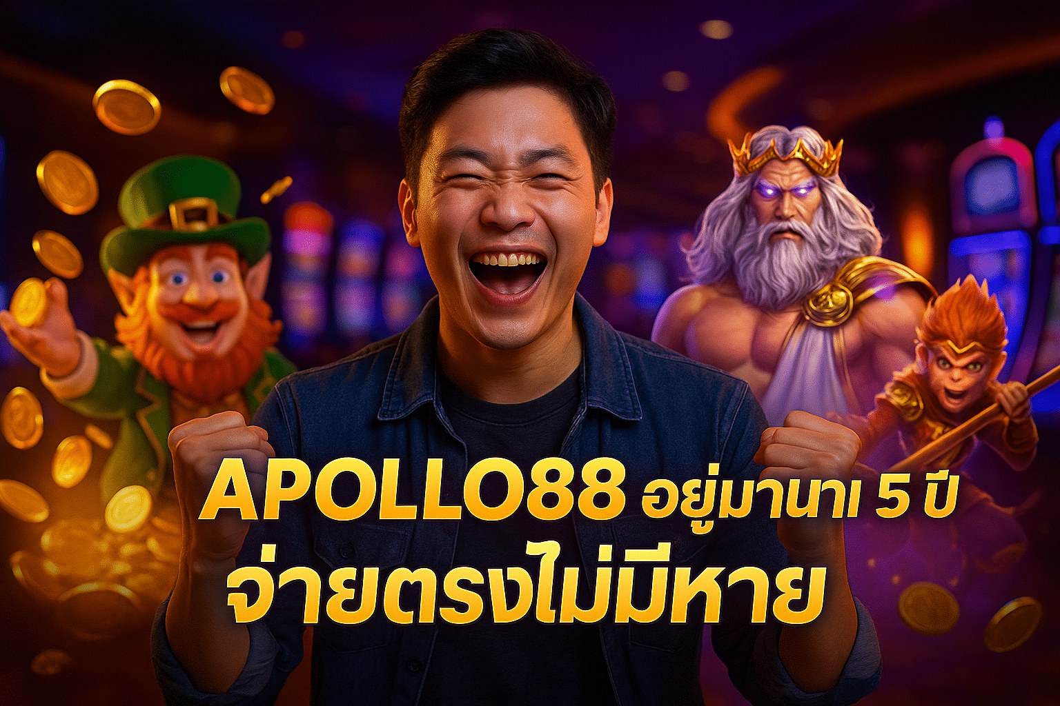APOLLO88 อยู่มานาน 5 ปี จ่ายตรงไม่มีหาย